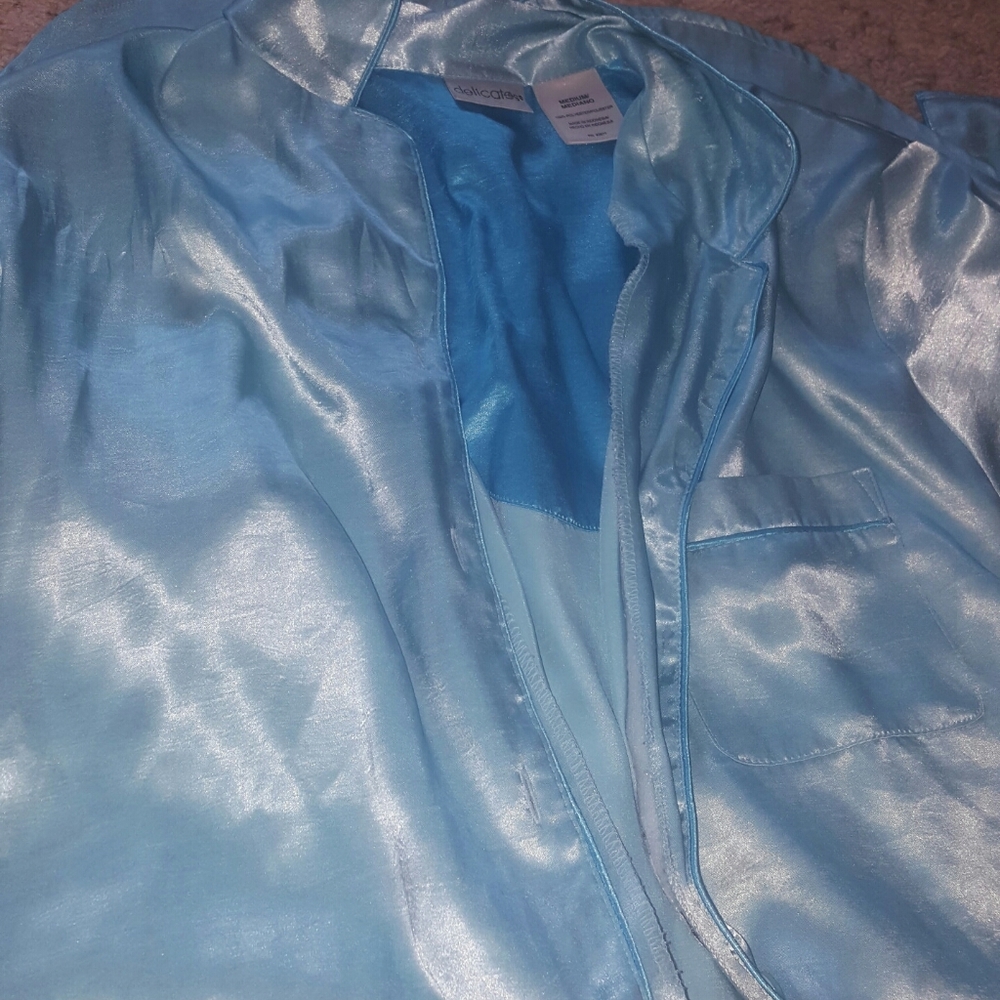 Silk pajama dress
